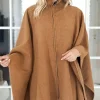 Mixed Brands - Cape Rollneck with zip - Brown
