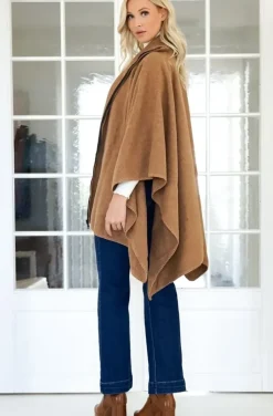 Mixed Brands - Cape Rollneck with zip - Brown