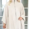 Mixed Brands - Cape Rollneck with zip - Ivory