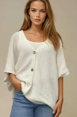 Mixed Brands - Cardigan 21177 - Panna