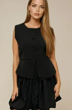 Mixed Brands - Chic Vest 2596 - Black