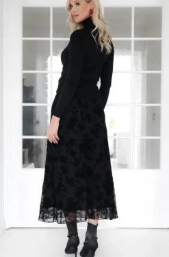 Mixed Brands - Christmas top with glass AZ301 - Black