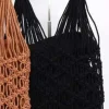 Mixed Brands - Cotton Crochet bag 1302 - Black