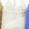 Mixed Brands - Crochet bag with round handle 1320 - White
