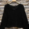Mixed Brands - Crochet top Toppa 71853 - Black