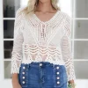 Mixed Brands - Crochet top Toppa 71853 - White