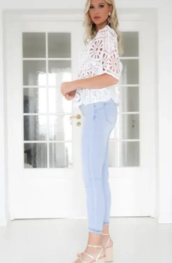 Mixed Brands - Crochet Top Hena 1584 - White