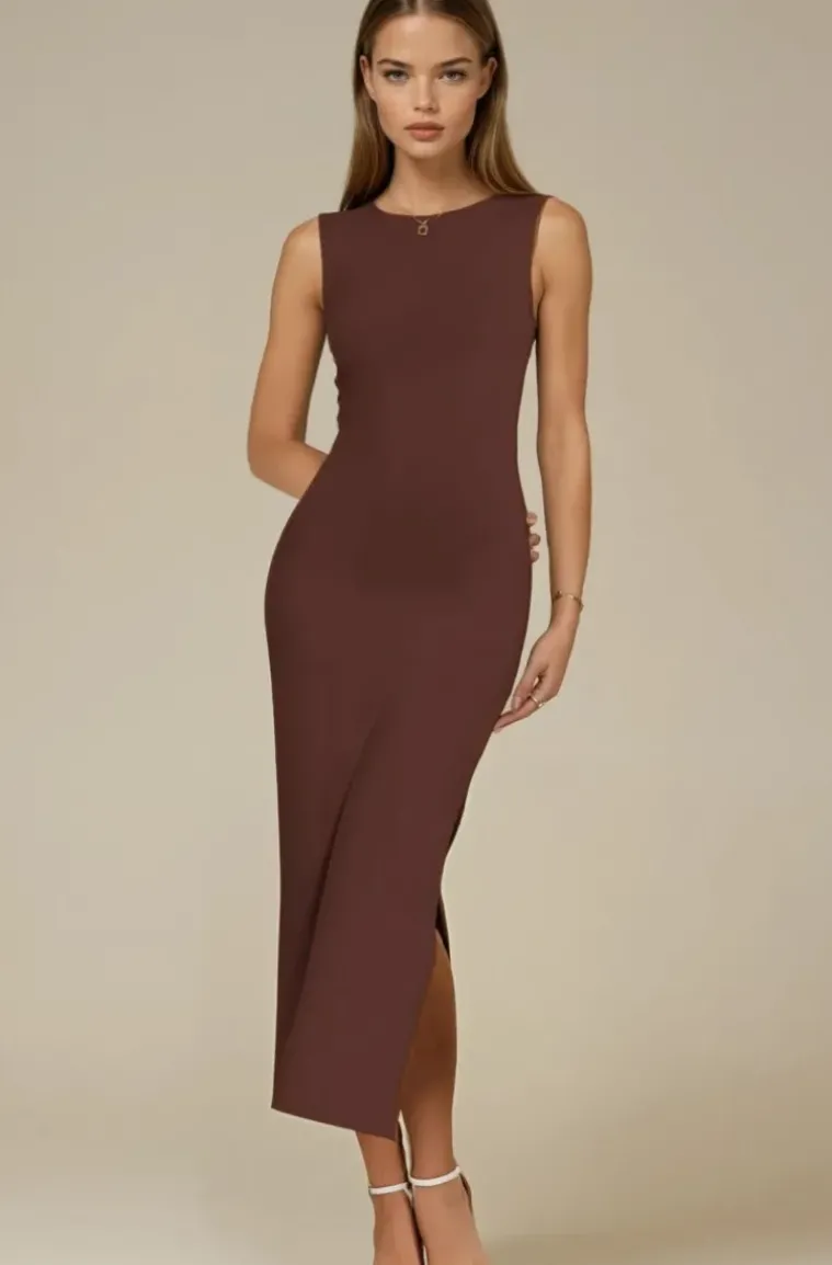 Mixed Brands - Dress 1381 - Choco