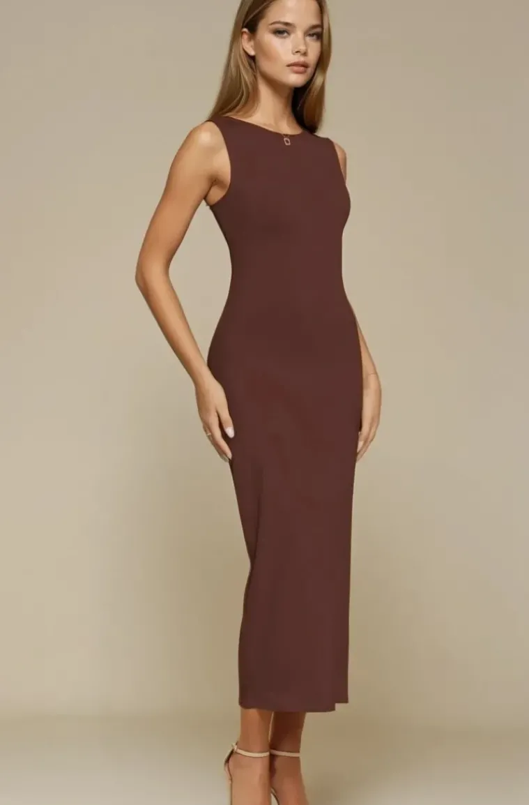 Mixed Brands - Dress 1381 - Choco