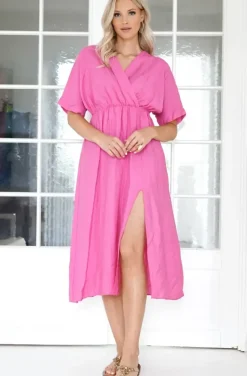 Mixed Brands - Dress 22301 Fuxia