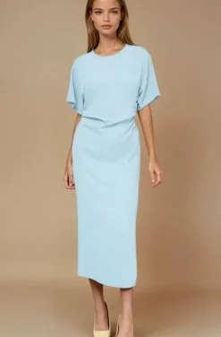 Mixed Brands - Dress short sleeve CBAB3638 - Light Blue