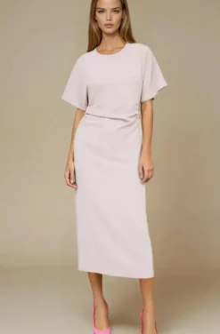 Mixed Brands - Dress short sleeve CBAB3638 - Creme
