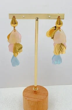 Mixed Brands - Earrings BO154 - Gold Multi