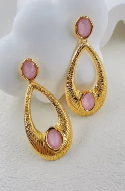 Mixed Brands - Earrings LLB051 - Gold Rose