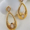 Mixed Brands - Earrings LLB051 - Gold Nude