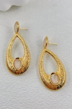 Mixed Brands - Earrings LLB051 - Gold Nude