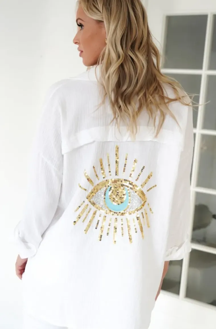 Mixed Brands - Eye shirt 6622 - White