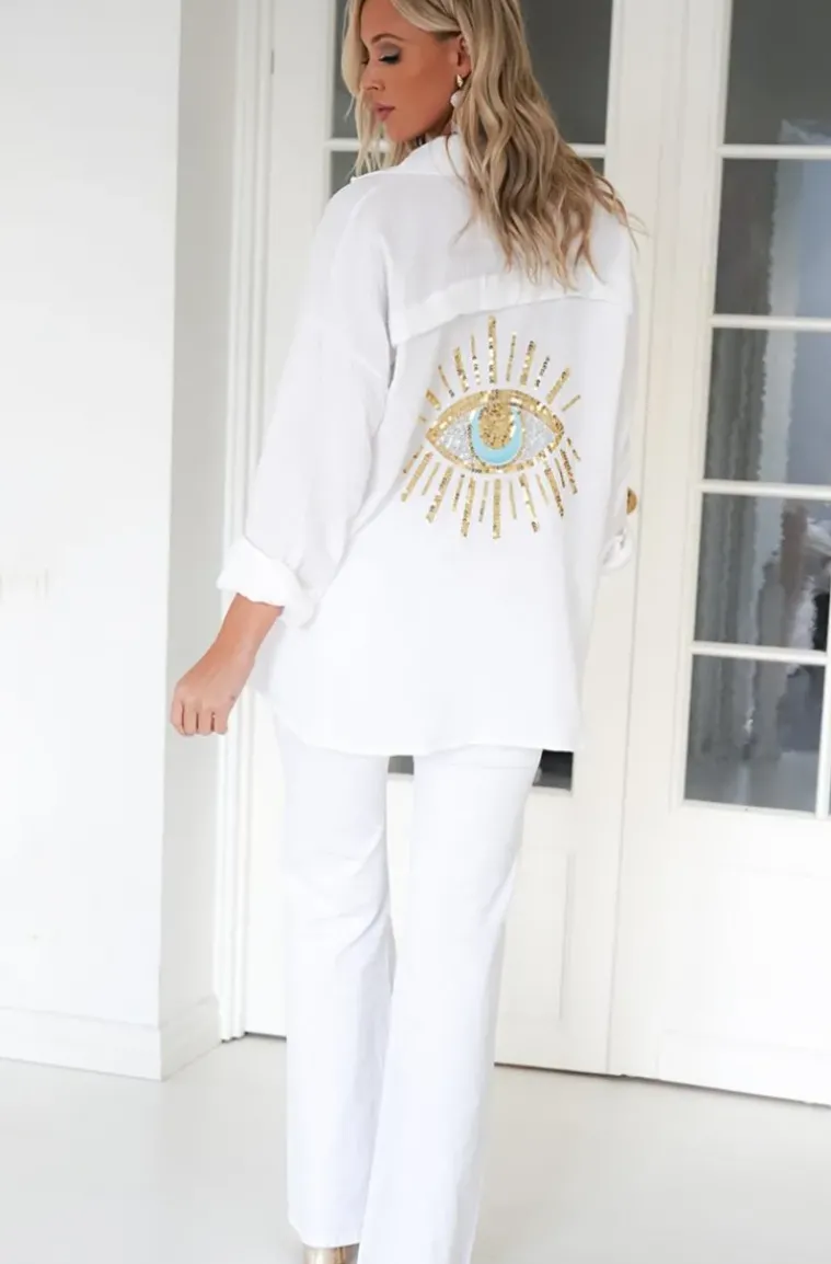 Mixed Brands - Eye shirt 6622 - White