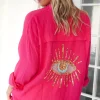 Mixed Brands - Eye shirt 6622 - Fuchsia