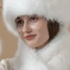 Mixed Brands - Fake fur Hat MZ05 - White