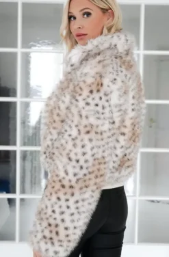 Mixed Brands - Fake fur Jacket Short 77008 - Leo