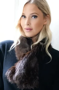 Mixed Brands - Fake fur Scarf MZ01 - Brown