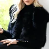 Mixed Brands - Fake fur vest Short F40918 - Black