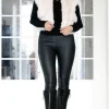Mixed Brands - Fake fur vest Short F40918 - Beige