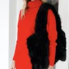 Mixed Brands - Faux Fur Bag with Zipper - 0236 - Black