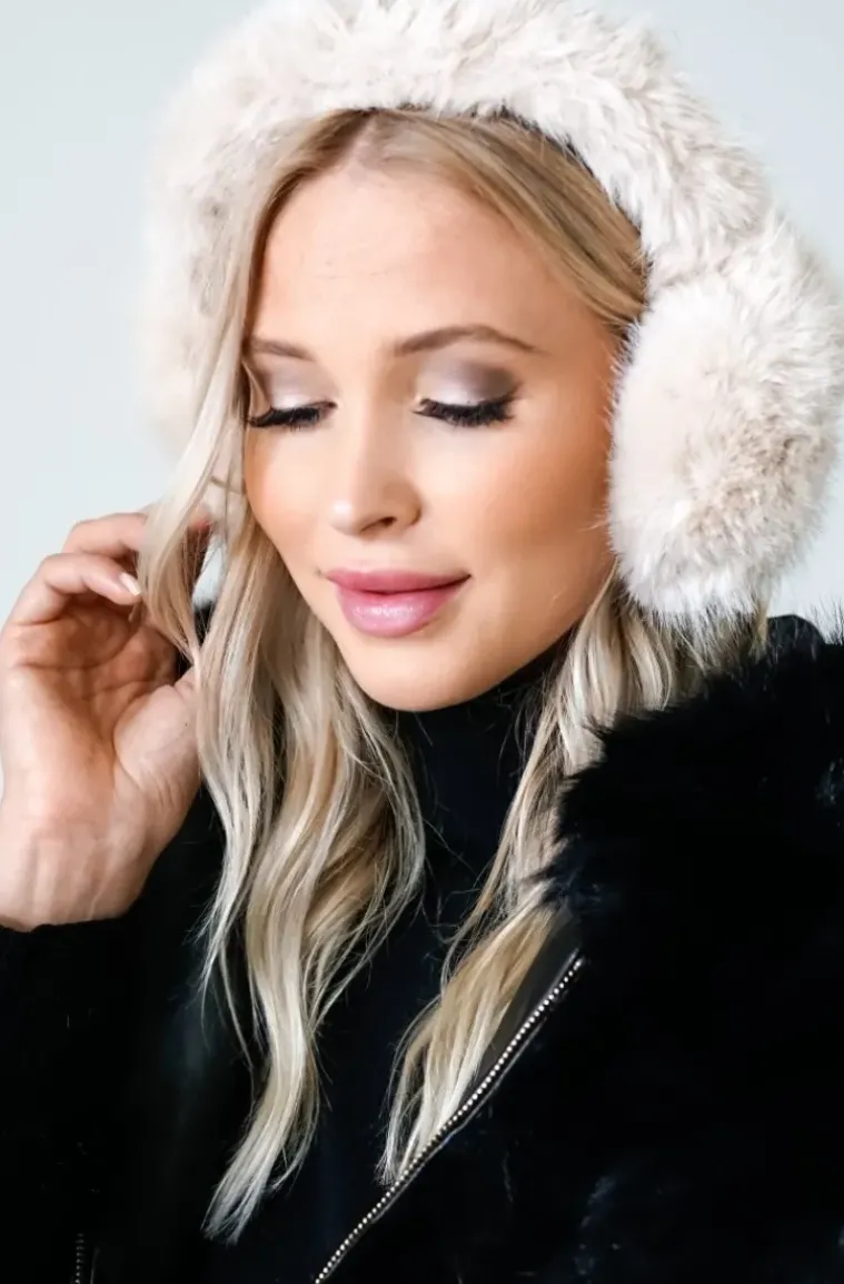Mixed Brands - Faux Fur Earmuffs 0905 - Beige