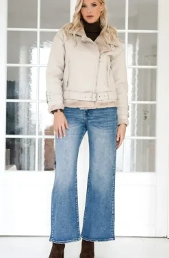 Mixed Brands - Faux Sherling jacket 2662 - White