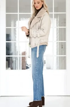 Mixed Brands - Faux Sherling jacket 2662 - White