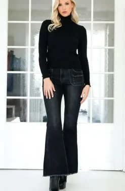 Mixed Brands - Flare jeans - Black
