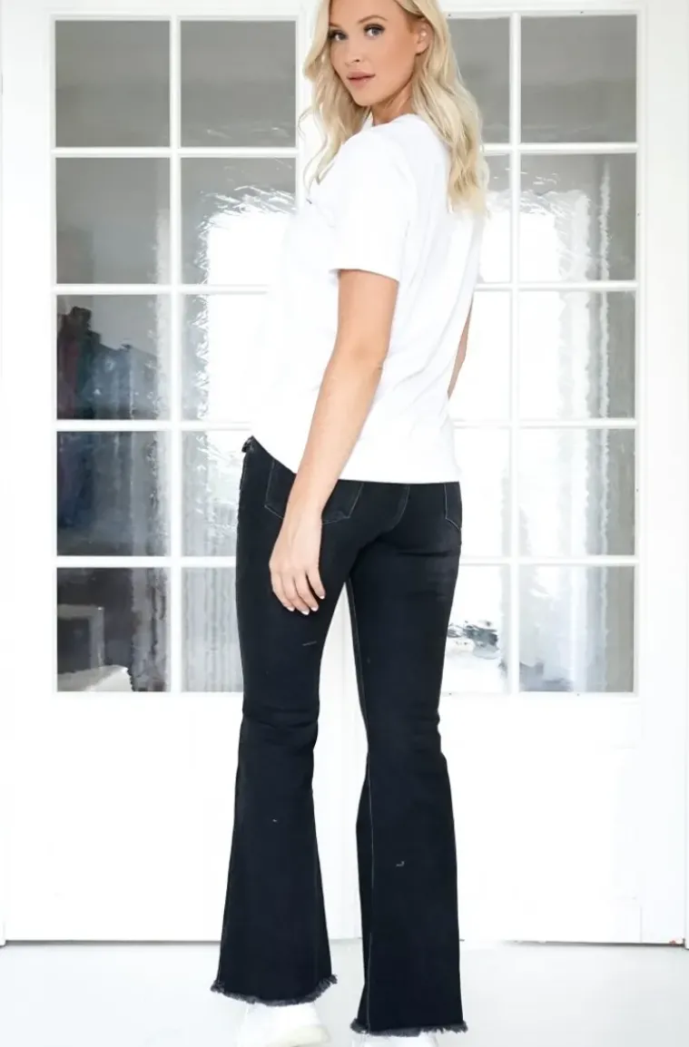 Mixed Brands - Flare jeans - Black