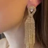 Mixed Brands - Glamorous Strass earrings 321-81 - Gold