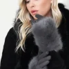 Mixed Brands - Glove with Faux Fur 12050 - Grey