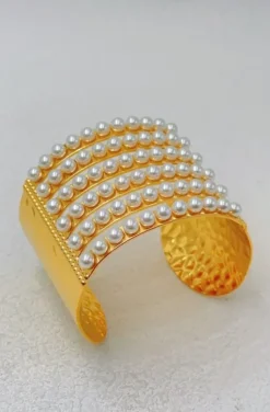 Mixed Brands - LLBR59 - Bangle with pearls
