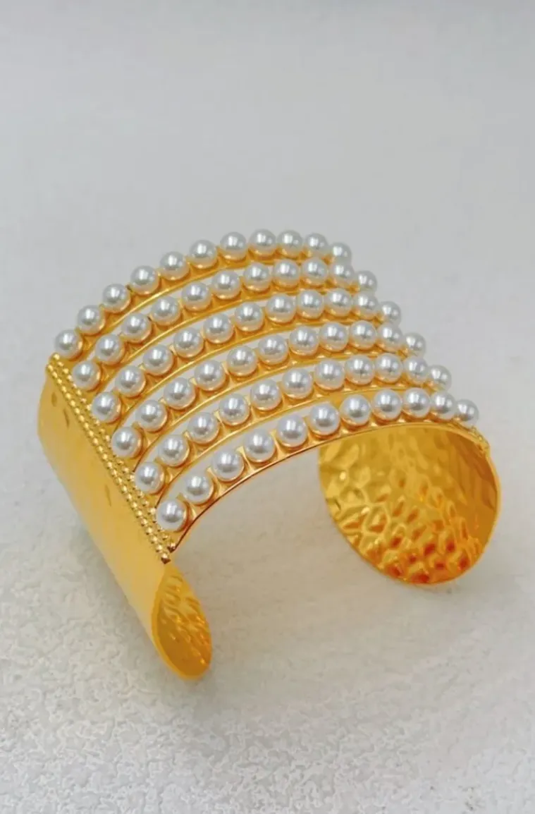 Mixed Brands - LLBR59 - Bangle with pearls