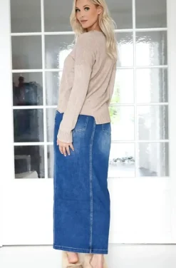 Mixed Brands - Long Denim Skirt 1500