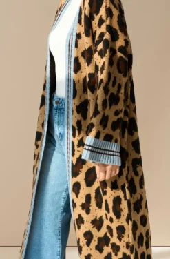 Mixed Brands - Long Leo Cardigan 13643 - Camel Blue