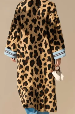 Mixed Brands - Long Leo Cardigan 13643 - Camel Blue