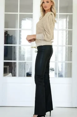 Mixed Brands - Lurex Balloon sleeve sweater - Ecru