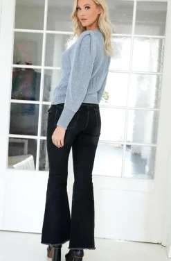 Mixed Brands - Lurex Balloon sleeve sweater - Jeans