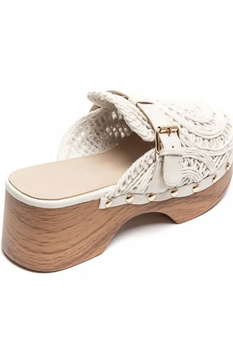 Mixed Brands - Mules Crochet 6627 - Beige