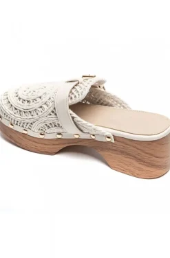 Mixed Brands - Mules Crochet 6627 - Beige