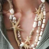 Mixed Brands - Necklace large seastar 666-1400 - Gold