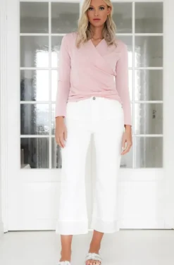 Mixed Brands - Pant with glitter 1383 - White