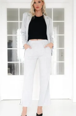 Mixed Brands - Pants with Stripes 06-3303 - Grey