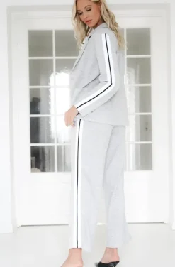 Mixed Brands - Pants with Stripes 06-3303 - Grey