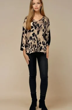 Mixed Brands - Polene Blouse 7889 - Champagne Leo